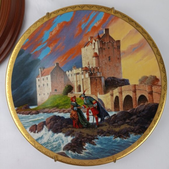 2 Picard 90-92 Romantic Castles of Europe Collectors Plates By Darrell K Sweet - Picture 2 of 6